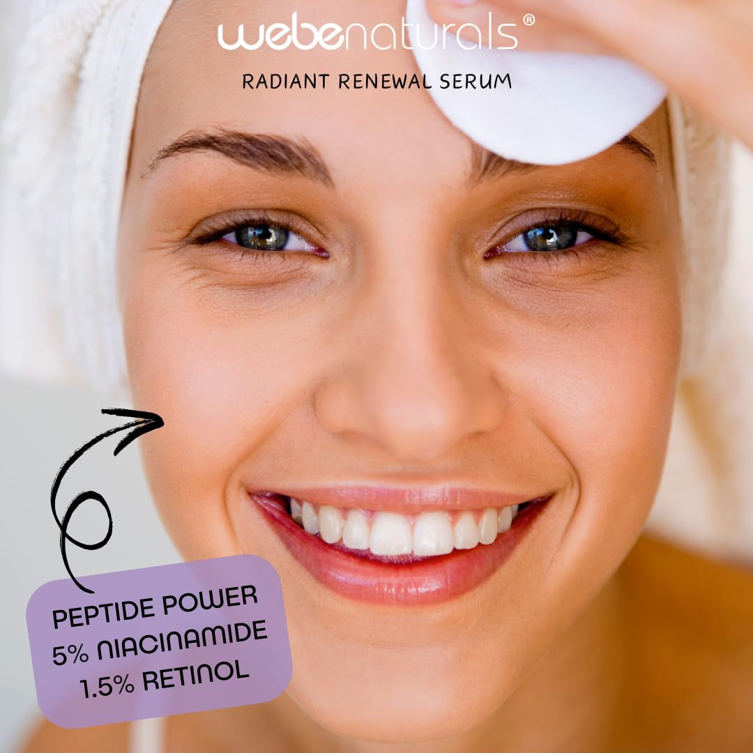 WEBE 92% Snail Mucin Radiant Renewal Serum – 50ml | Multi-Action Anti-Aging & Brightening
