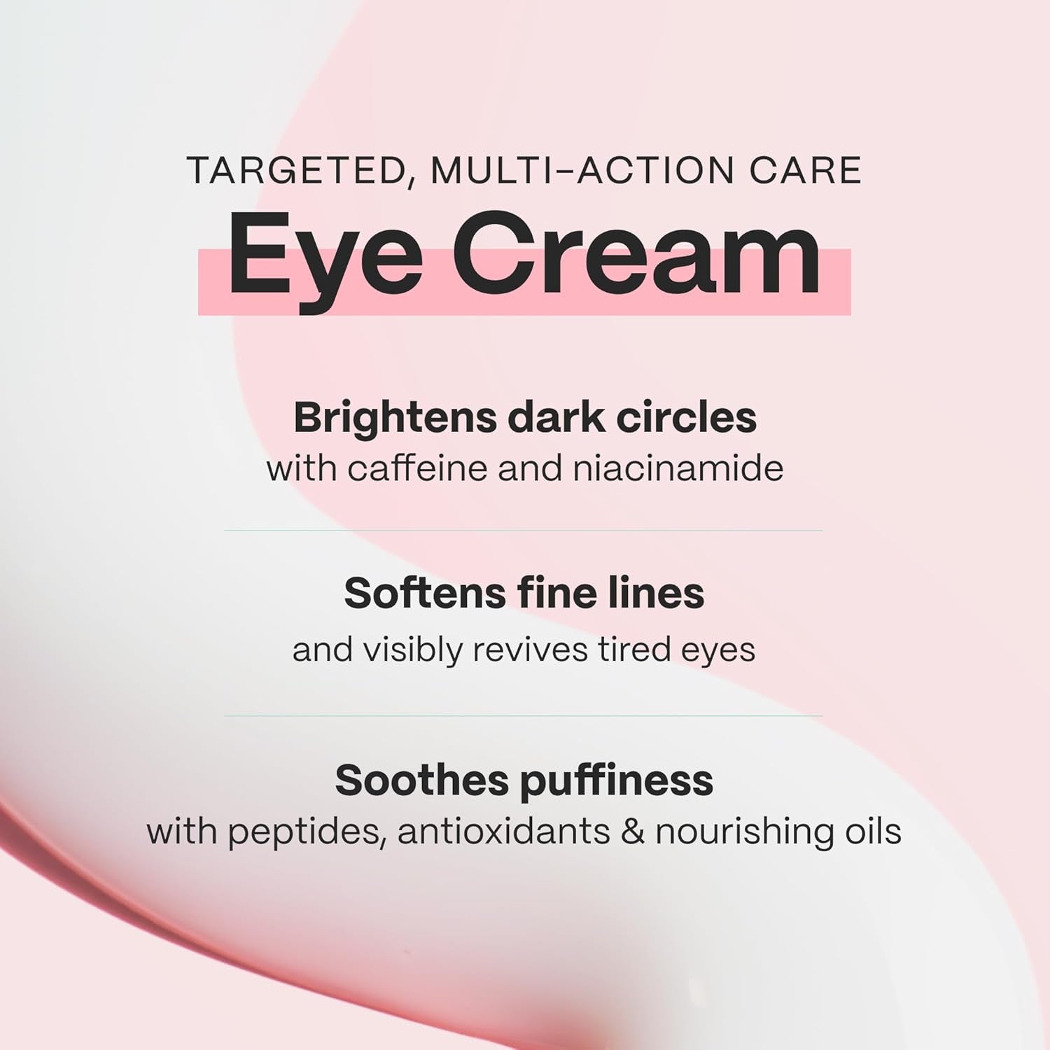 Eye Cream - Anti-Aging under Eye Cream for Dark Circles and Puffiness with Niacinamide, with Skin-Brightening Vitamin C, 0.5 Oz
