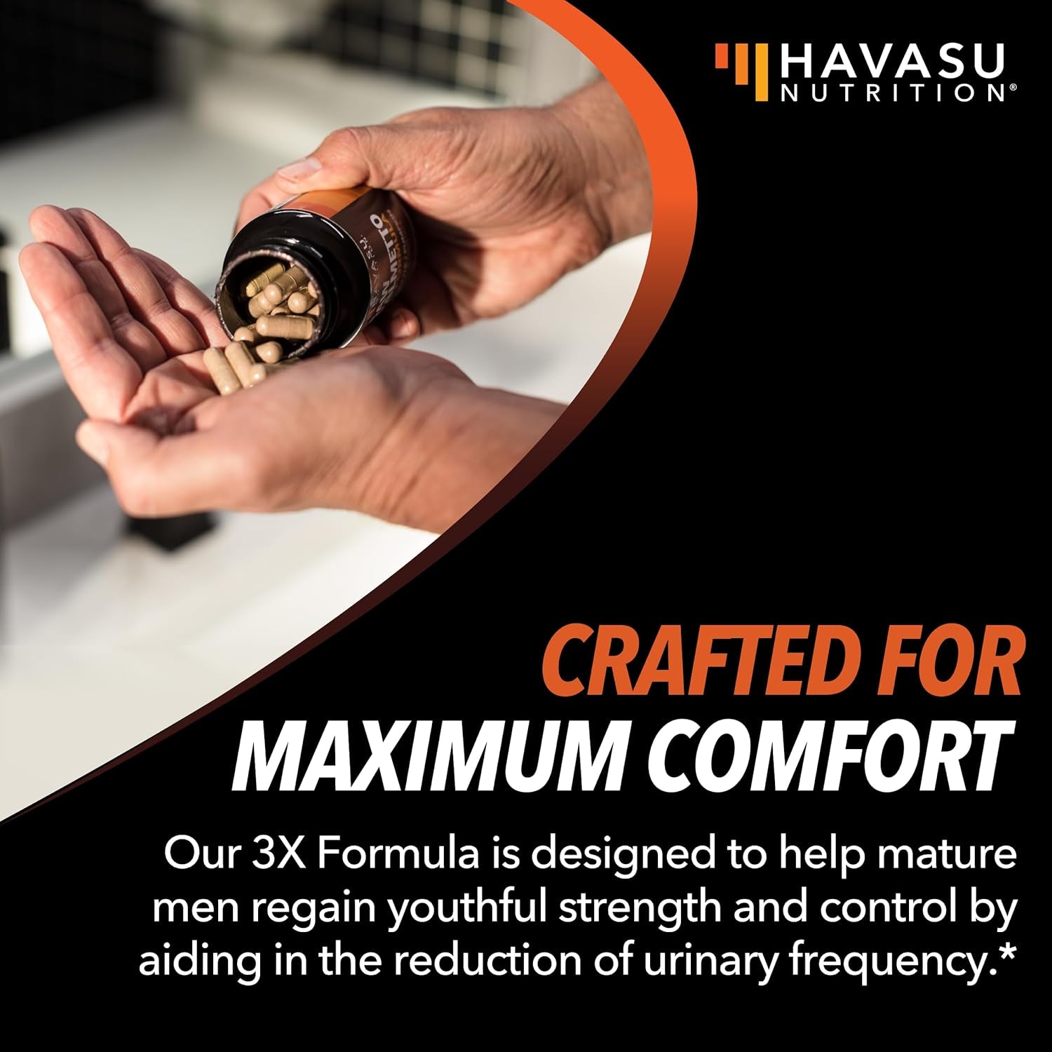 HAVASU NUTRITION Saw Palmetto 3X Formula + Nettle & Pumpkin – 120 Capsules | Prostate, Urinary & Hair Health Support