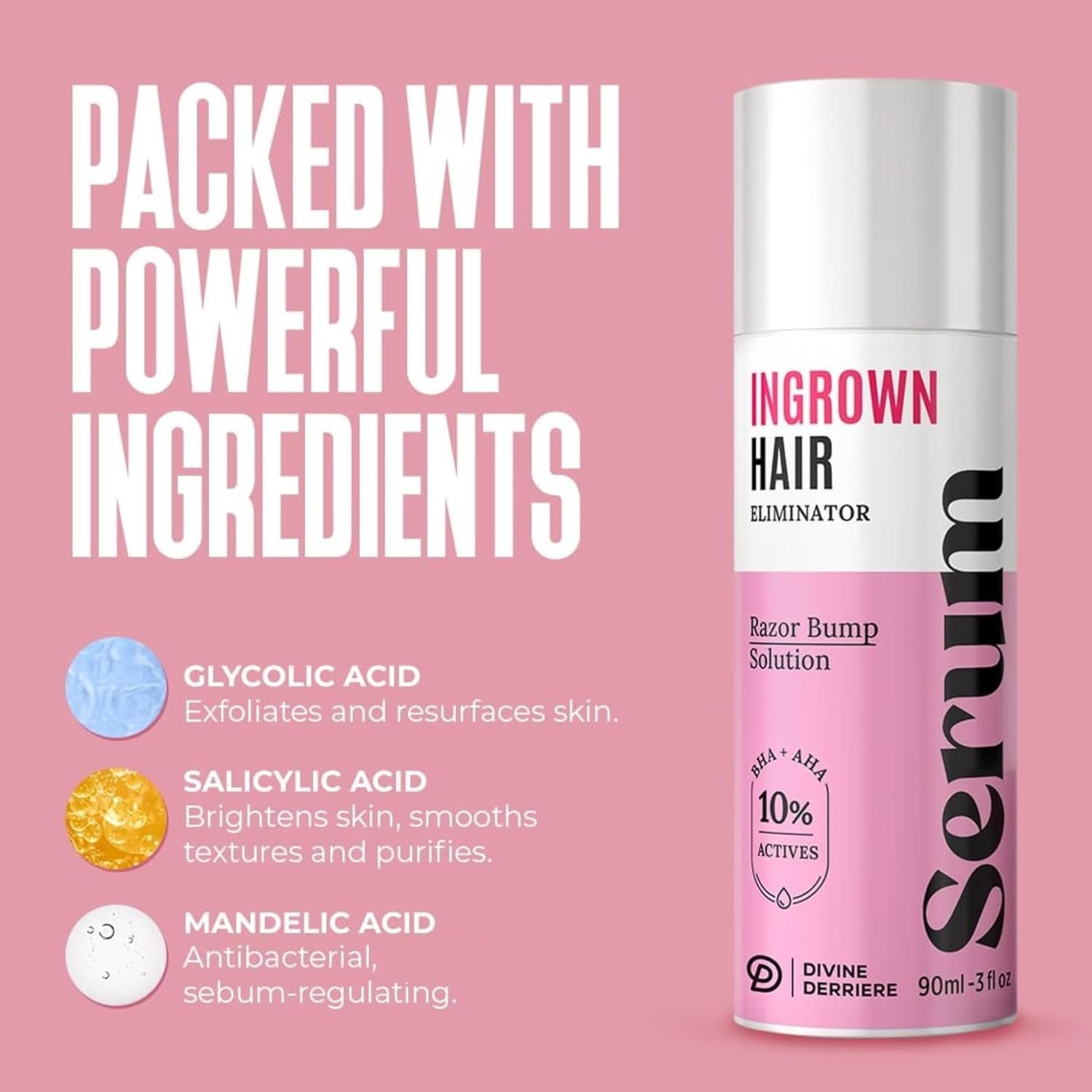 Divine Derriere Ingrown Hair Eliminator – 90ml | Razor Bump & Dark Spot Treatment