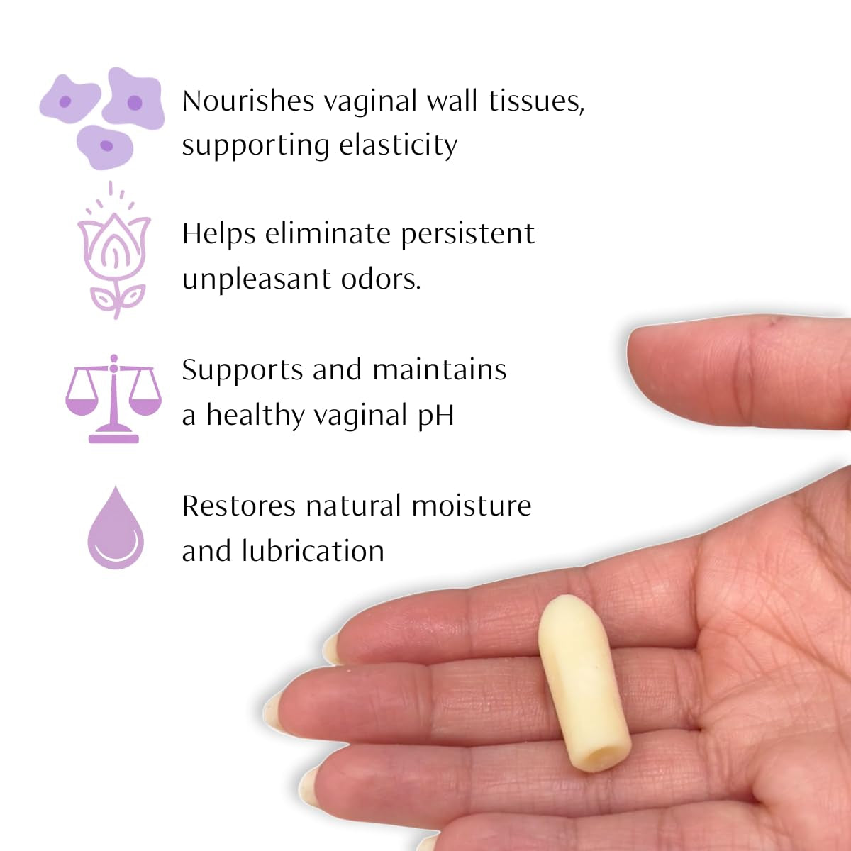 NeuEve Silk Age 55+ Vaginal Suppositories for Menopause Relief, Vaginal Dryness, Irritation & Itching, with All-Natural Ingredients, Phase 1 | 8 Count | 1-Month Supply