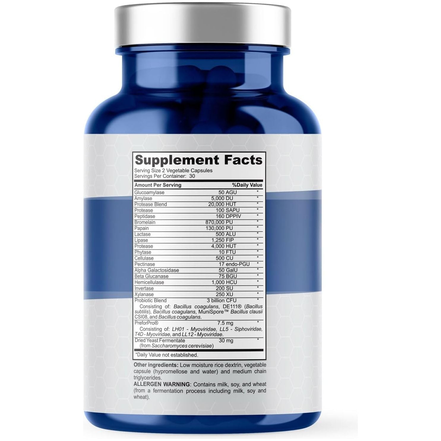 PLANT.O NUTRITION Complete Gut Health – 60 Capsules | 4-in-1 Digestive & Gut Support