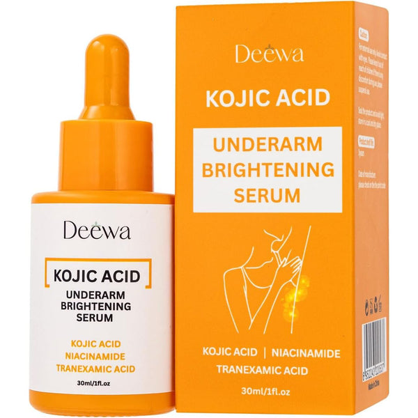 Deewa Kojic Acid Underarm Brightening Serum – 30ml | Fade Dark Spots on Underarms, Knees & Elbows