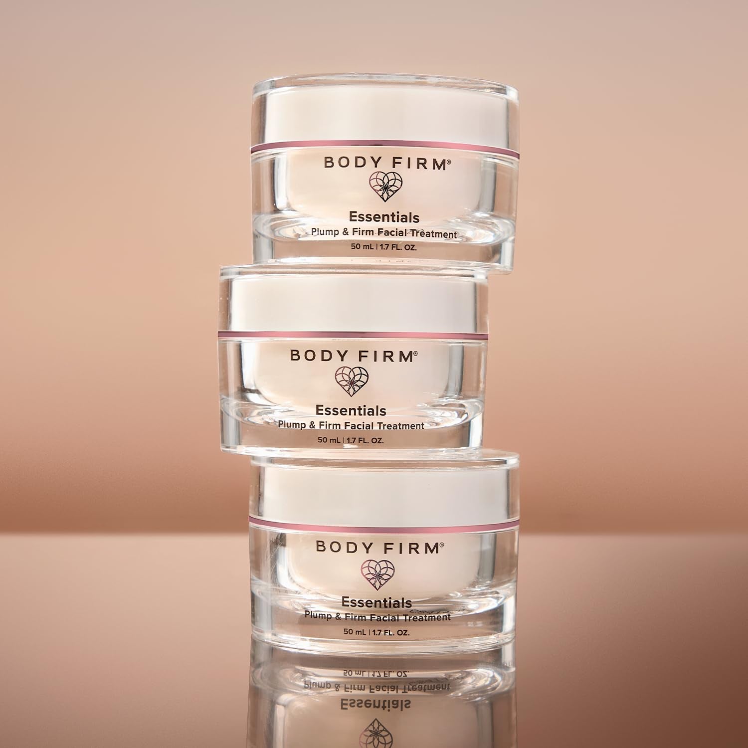 BODY FIRM Essentials Plump & Firm Facial Treatment – 50ml | Overnight Hydration & Wrinkle-Smoothing Formula