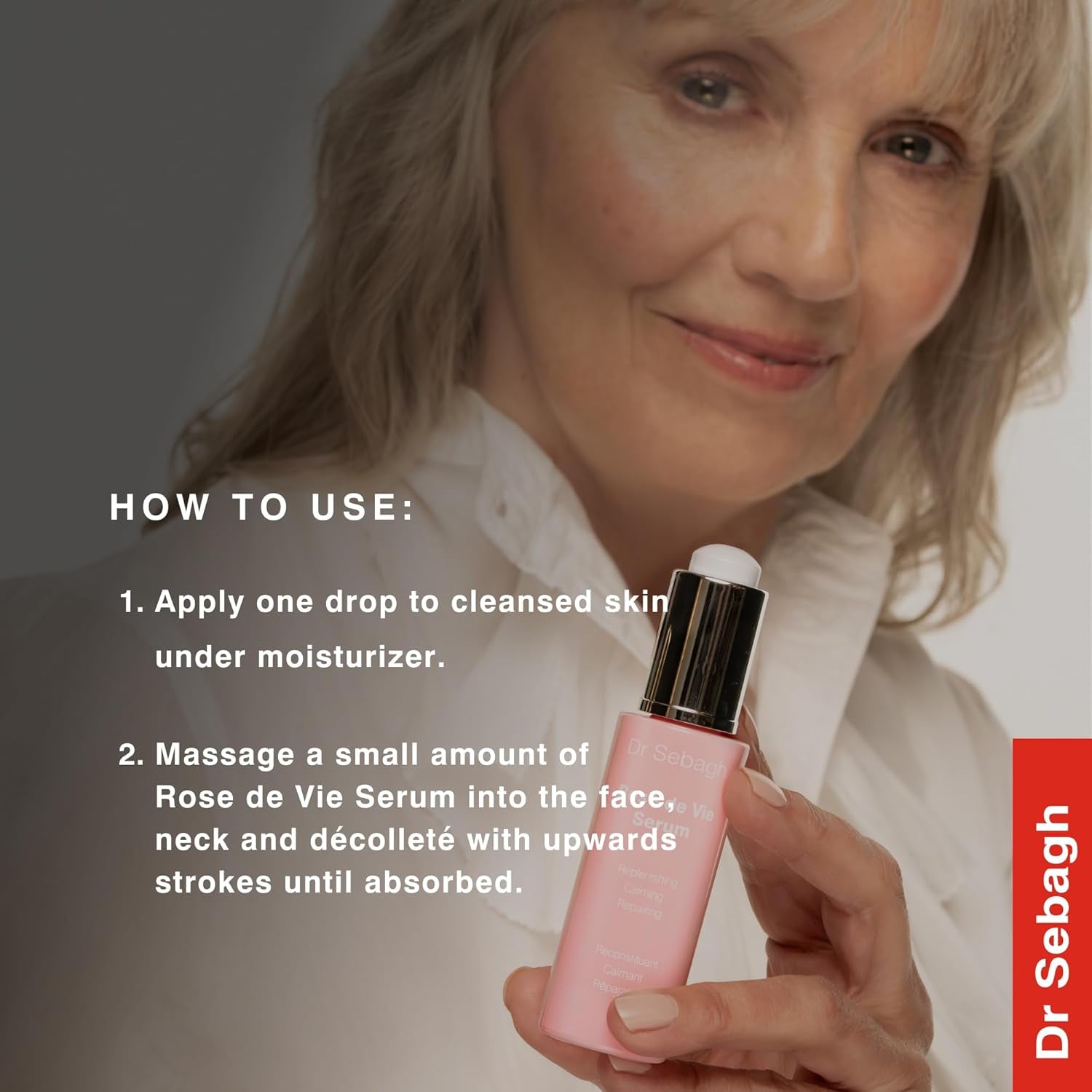 Dr Sebagh Rose De Vie Serum – 30ml | Nourishing, Soothing & Regenerating Facial Oil-Serum for Sensitive Skin