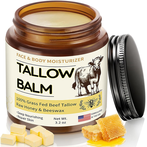 Veakoo Face & Body Moisturizer Tallow Balm – 91g | Deep Nourishment & Long-Lasting Hydration