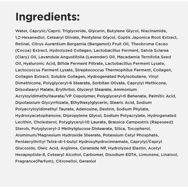 CKD Guaranteed Retino Collagen Gua Sha Neck Cream Filltocshot – 50ml | Lifting, Firming & Deep Wrinkle Care