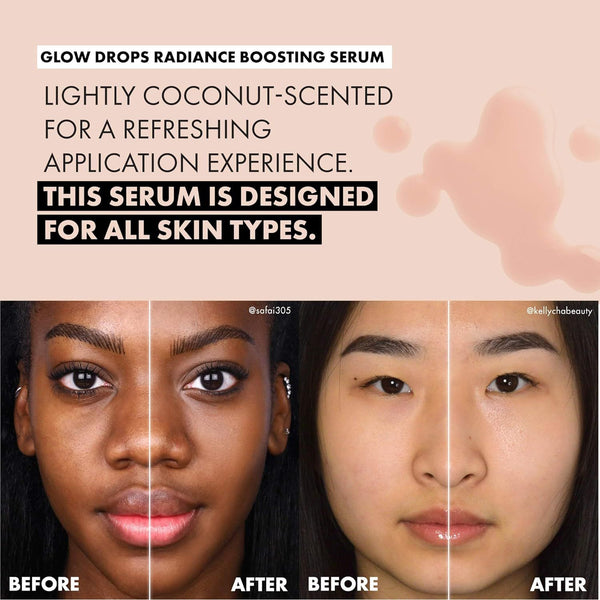 Milani Glow Drops Radiance Boosting Serum – 30ml | Hydrating, Dewy & Radiant Glow