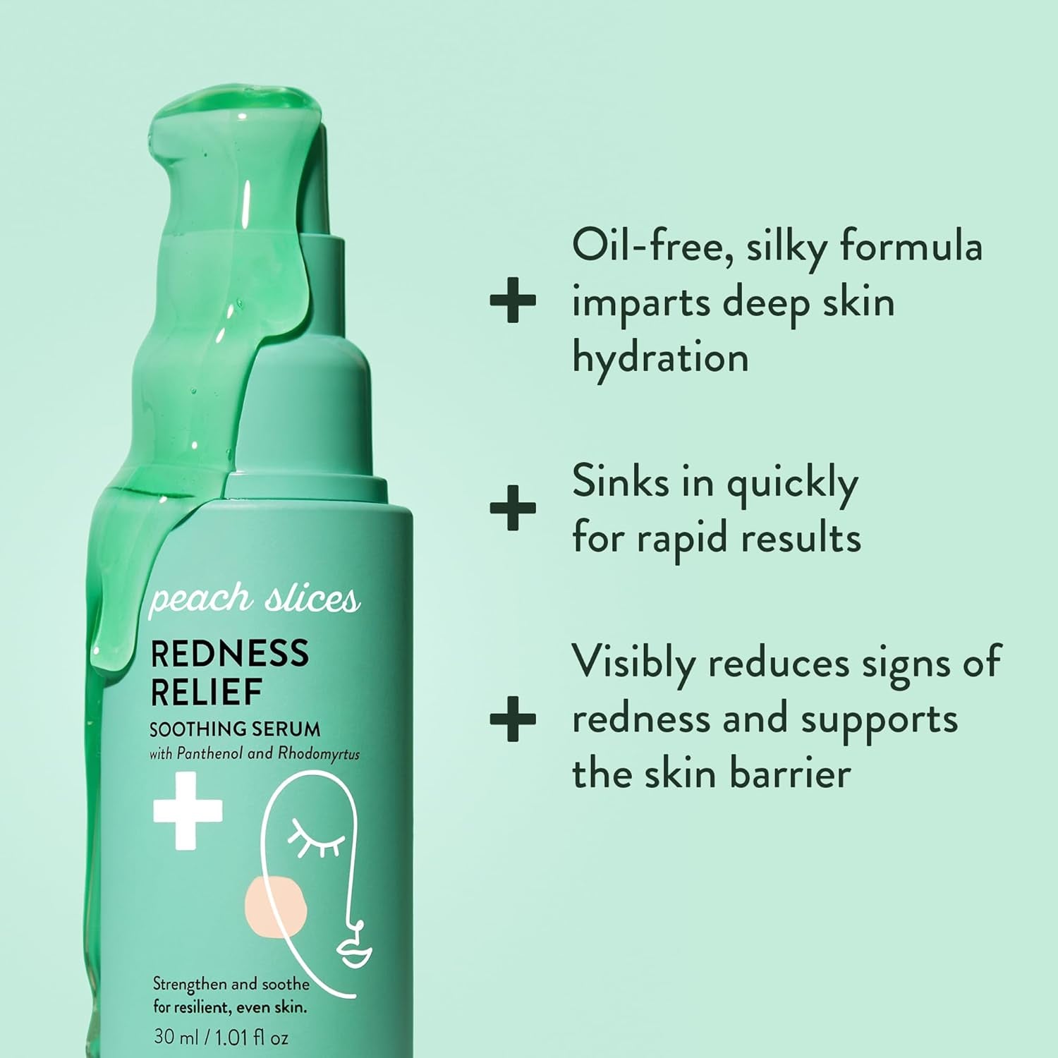 Peach Slices Redness Relief Soothing Serum – 30ml | Calm, Strengthen & Hydrate Sensitive Skin