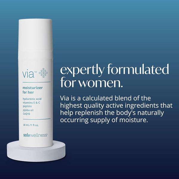 Solv Wellness via™ Moisturizer for Her – 30ml | Hormone-Free Vaginal Hydration & Comfort