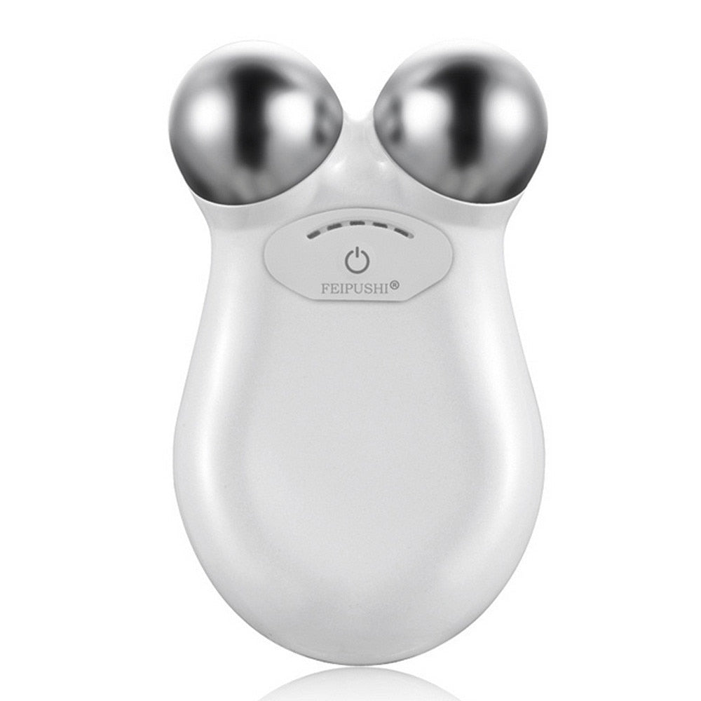 Mini Microcurrent Facial Massager – USB Rechargeable Wrinkle Remover & Skin Tightening Device for Anti-Aging, Puffiness & Dark Circles