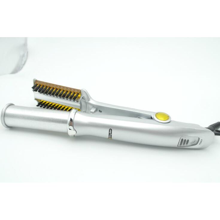 2-in-1 Automatic Hair Curler & Straightener – Fast Heating Ceramic Styling Tool with 3 Temperature Settings | Anti-Tangle Rotating Design (29.5cm)