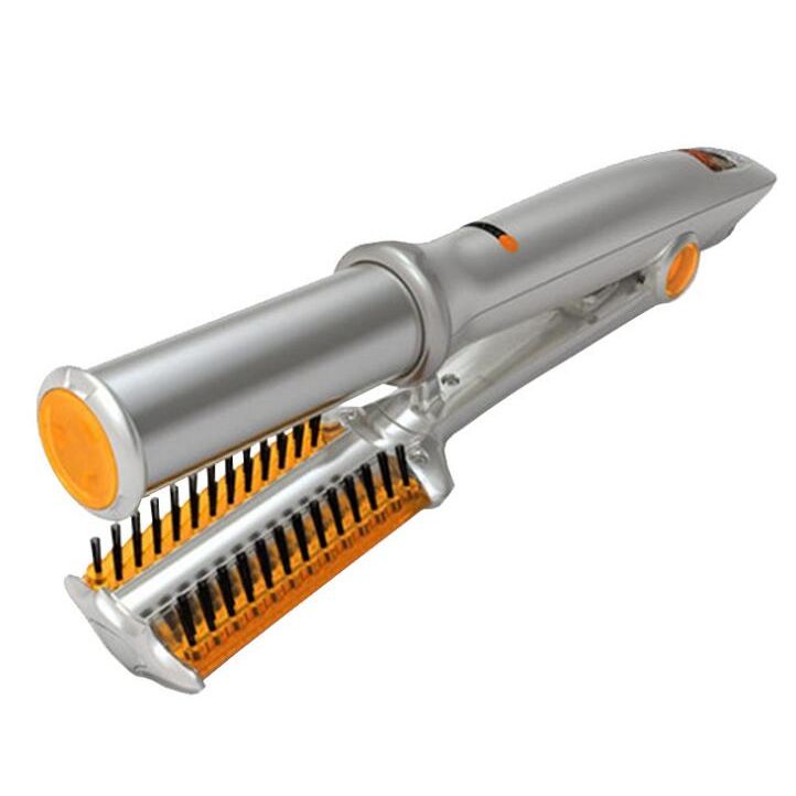 2-in-1 Automatic Hair Curler & Straightener – Fast Heating Ceramic Styling Tool with 3 Temperature Settings | Anti-Tangle Rotating Design (29.5cm)