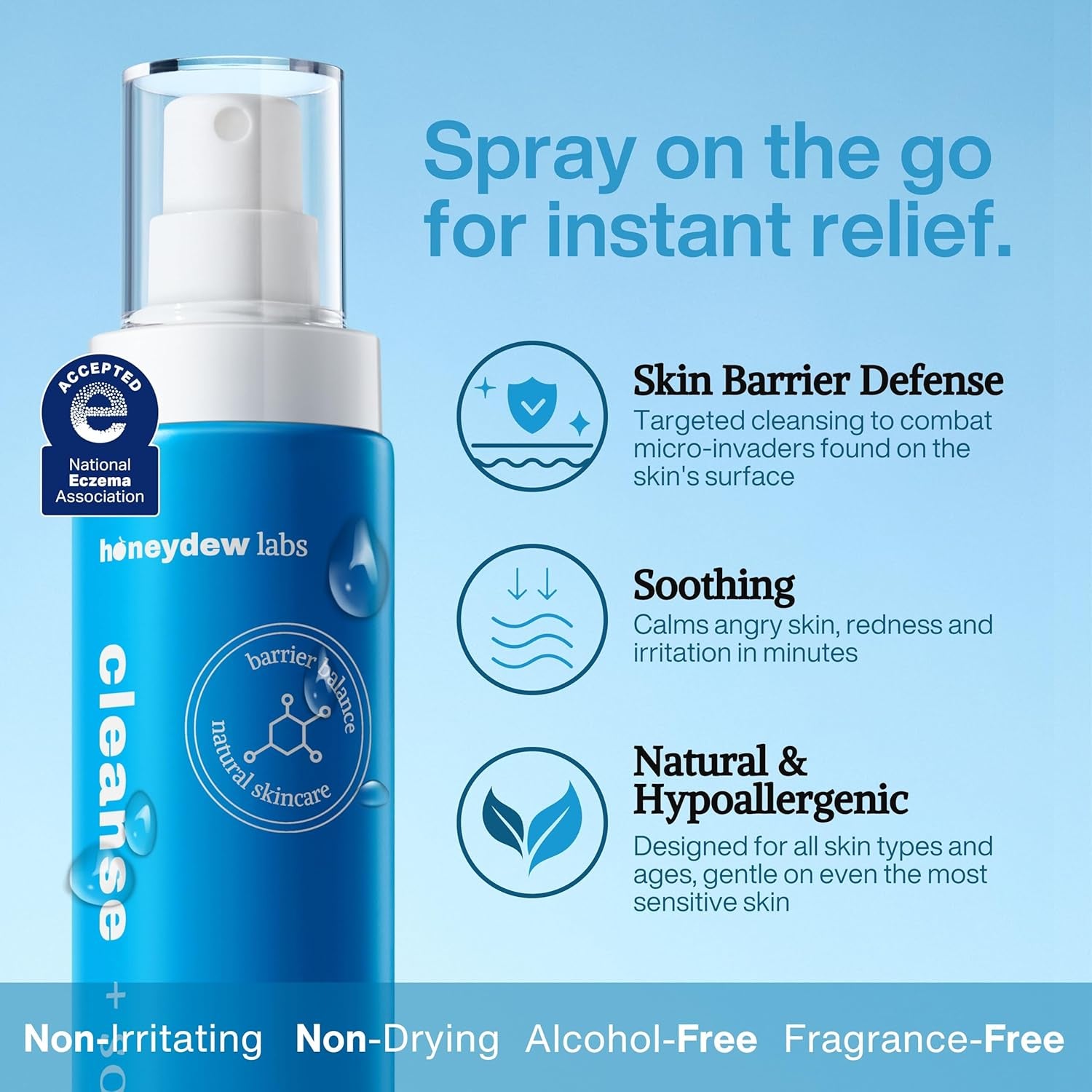 Honeydew Labs Hypochlorous Acid Face Spray – Cleanse & Soothe - 200ml