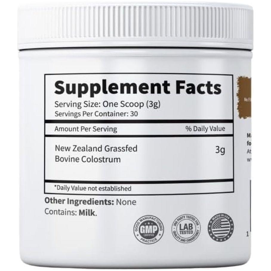 Primal Being Grassfed New Zealand Colostrum Powder – 90g | Immune, Gut & Muscle Recovery Support
