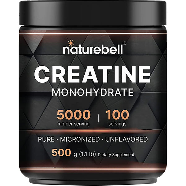 NatureBell Creatine Monohydrate Dietary Supplement 1.1 lb - 500 g