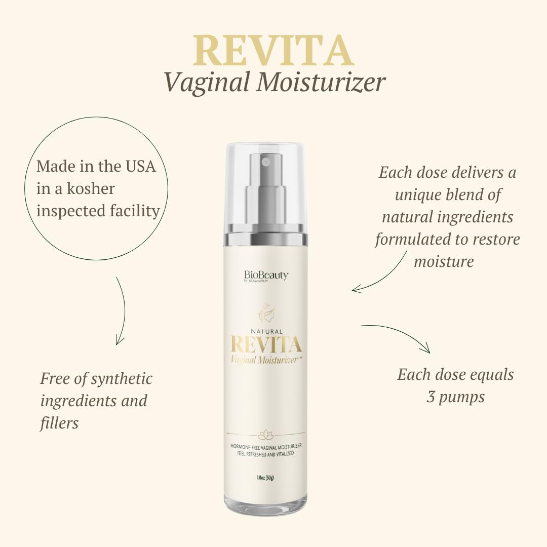 BIOLABS PRO Natural Revita Vaginal Moisturizer – 50g | Hormone-Free Hydration & Comfort for Sensitive Care