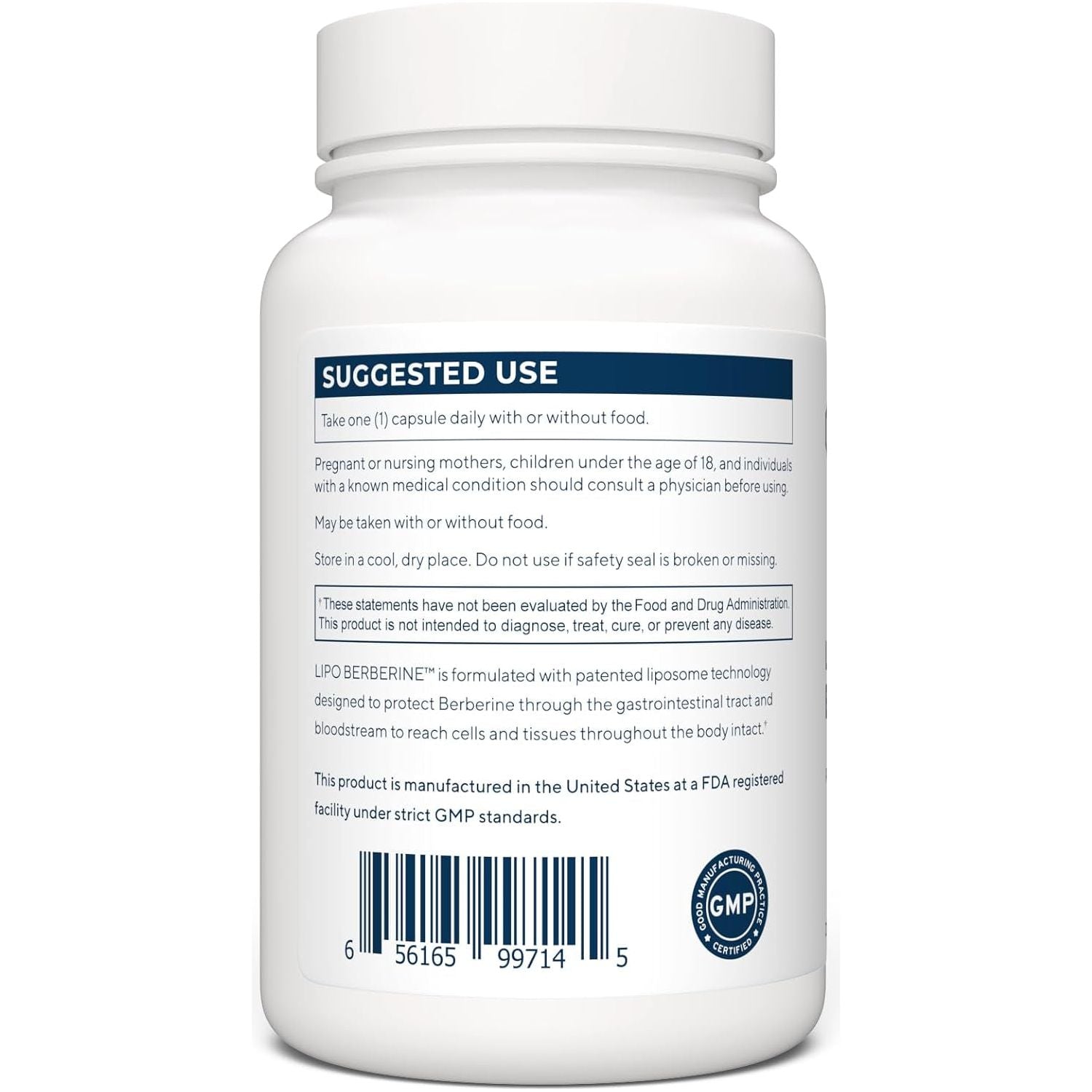 Renue By Science LIPO Berberine – 90 Capsules | Liposomal Berberine for Metabolic, Cardiovascular & Longevity Support