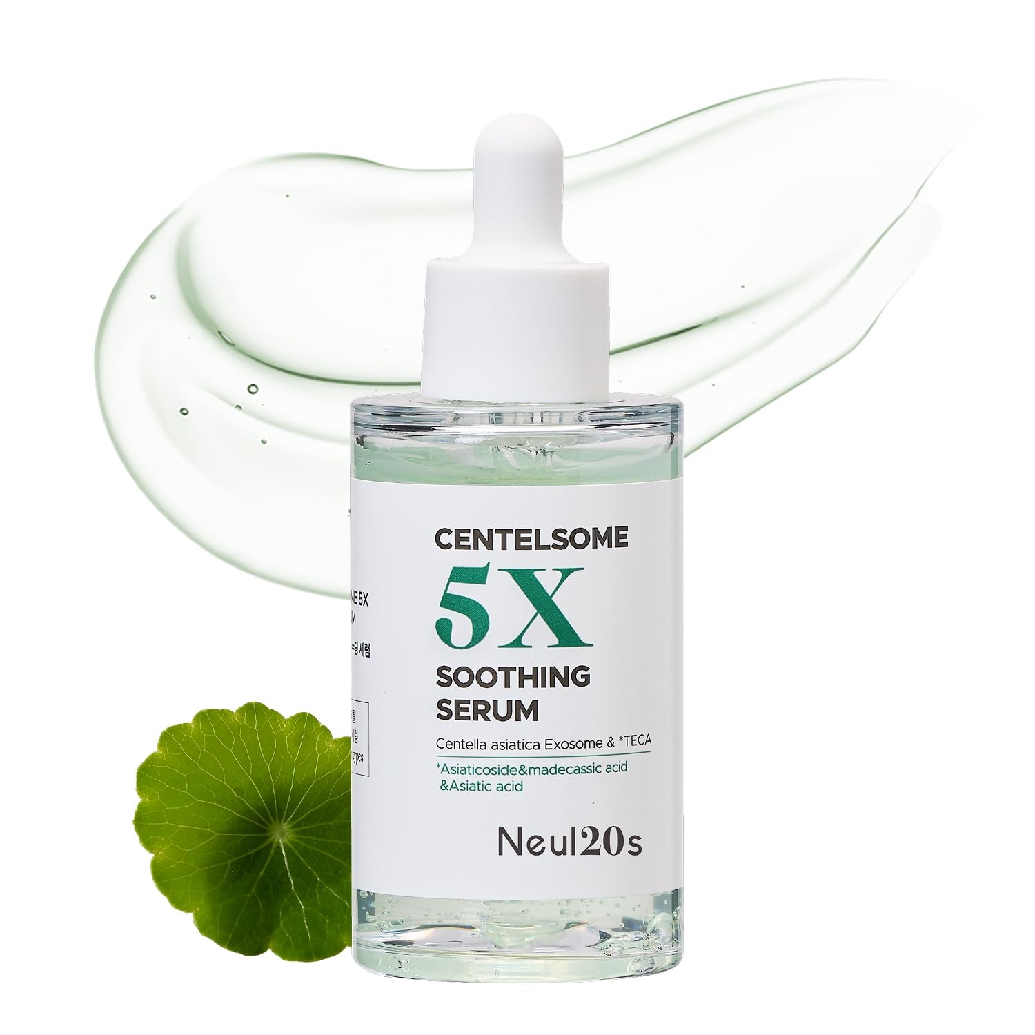 Centelsome 5X Soothing Serum 1.69 Fl Oz/50Ml | for Hydration, Glow, Sensitive, anti Aging, Acne Treatment for Face, Korean Skincare with Centella Asiatica, Exosomes for Skin, Panthenol