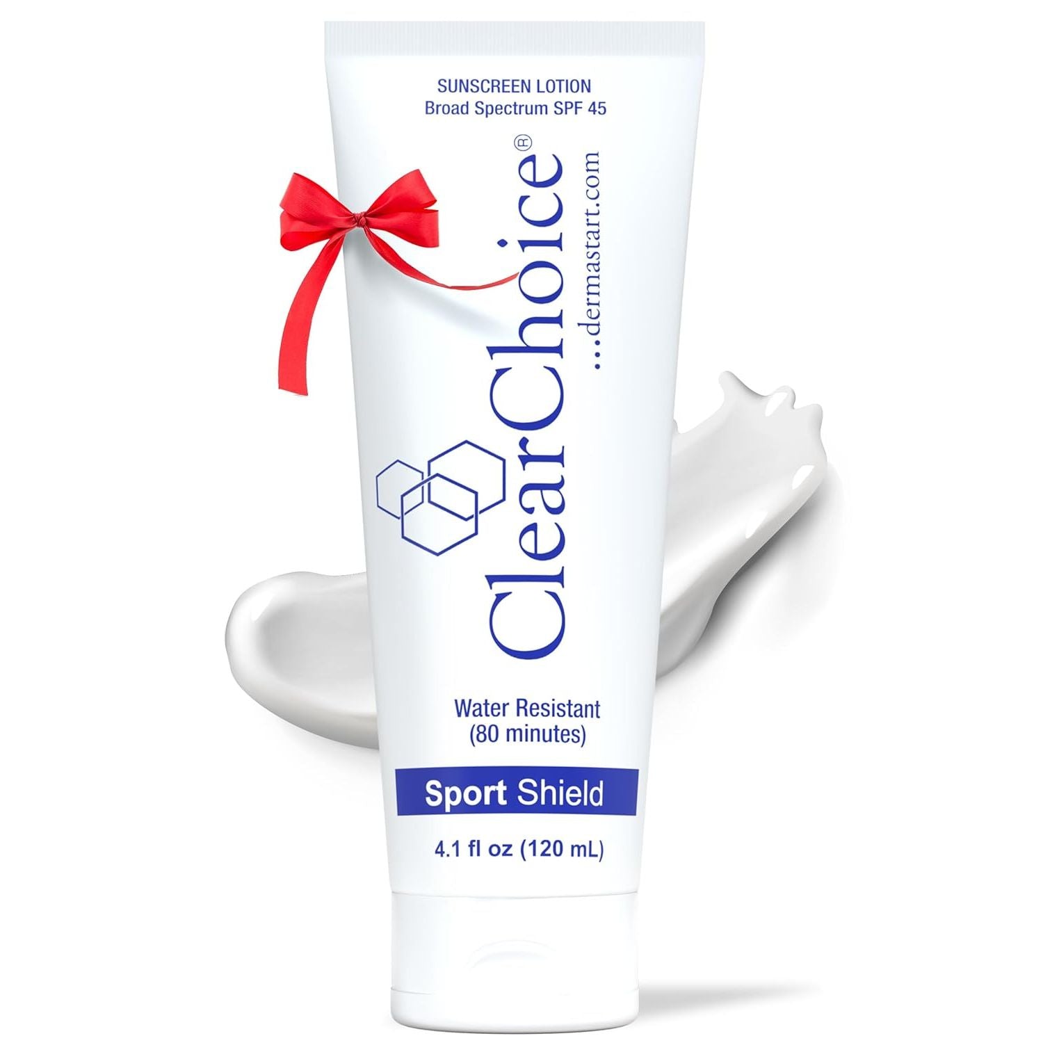 Clear Choice Sunscreen for Face SPF 45, Oil Free Sunblock & Light Moisturizer with Zinc Oxide, Reef-Safe, Broad Spectrum, Water-Resistant, No White Cast, Light Moisturizer, 4Oz