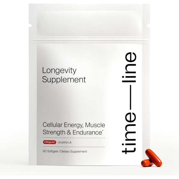 Mitopure Urolithin a Supplement - Clinically Proven Support for Healthy Aging and Cellular Renewal - Mitoceutical for Muscle Strength and Longevity - 60 Count Softgels