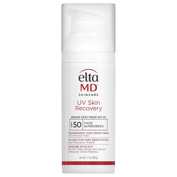 EltaMD UV Skin Recovery Face Sunscreen SPF 50 – 48g | Broad-Spectrum Protection for Sensitive, Stressed Skin