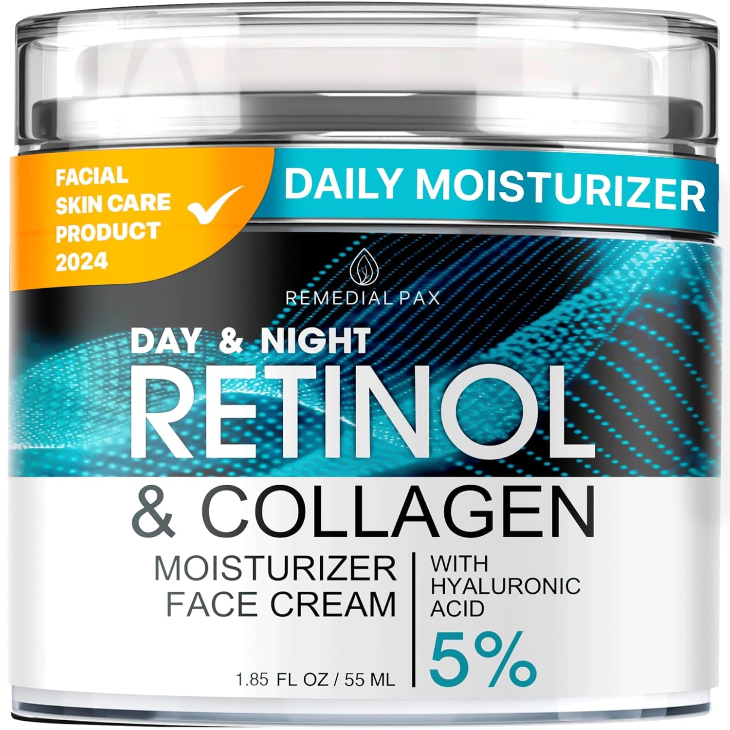 REMEDIAL PURITY AESTHETICS EXPERIENCE Day & Night Retinol & Collagen Moisturizer Cream – 55ml | Anti-Aging, Firming & Hydrating