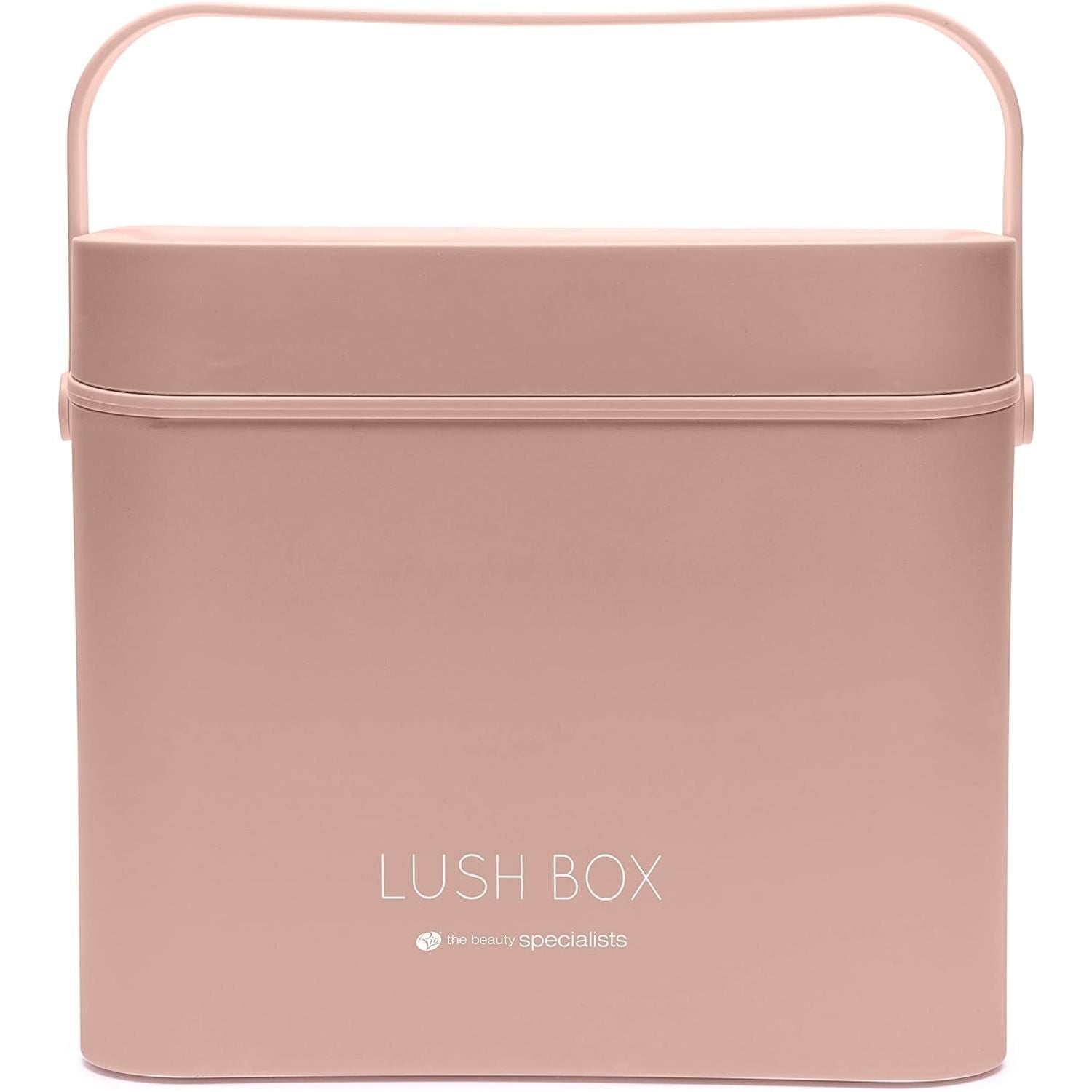 Rio Lush Box Portable Makeup Cosmetic Vanity Travel Case Organiser with Removeable LED Light Mirror