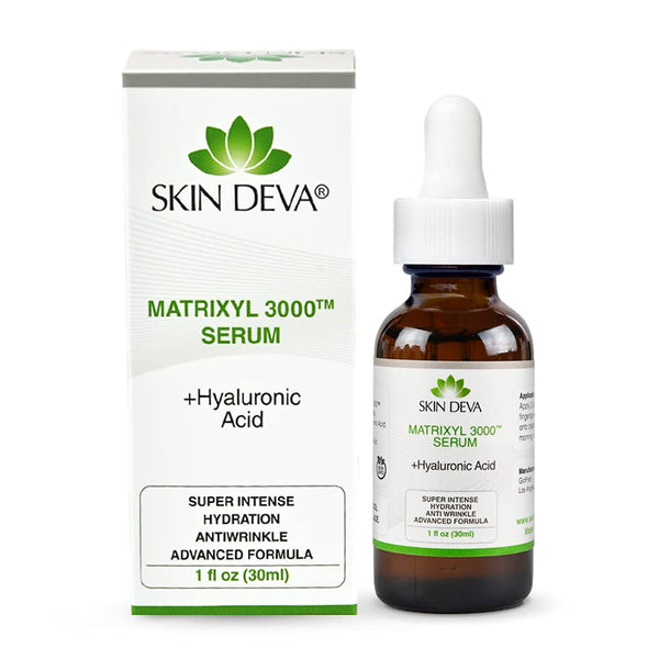 SKIN DEVA Matrixyl 3000™ Serum + Hyaluronic Acid – 30ml | Collagen-Boosting Anti-Aging Serum