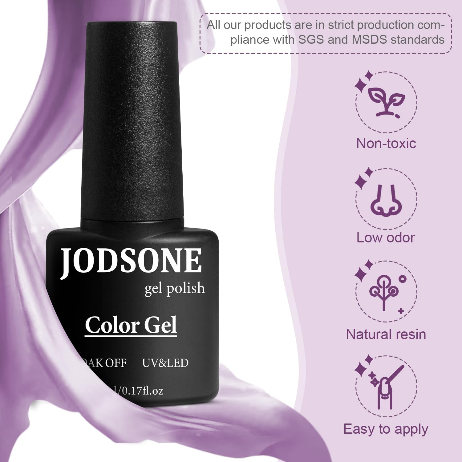 Gel Nail Polish Kit 60 PCS with U V Light Soak off Base Top Coat 55 Shine Colors Gel Nail Kit Bright and Dark Brown Wine Red Series Manicure Set for Women and Girls