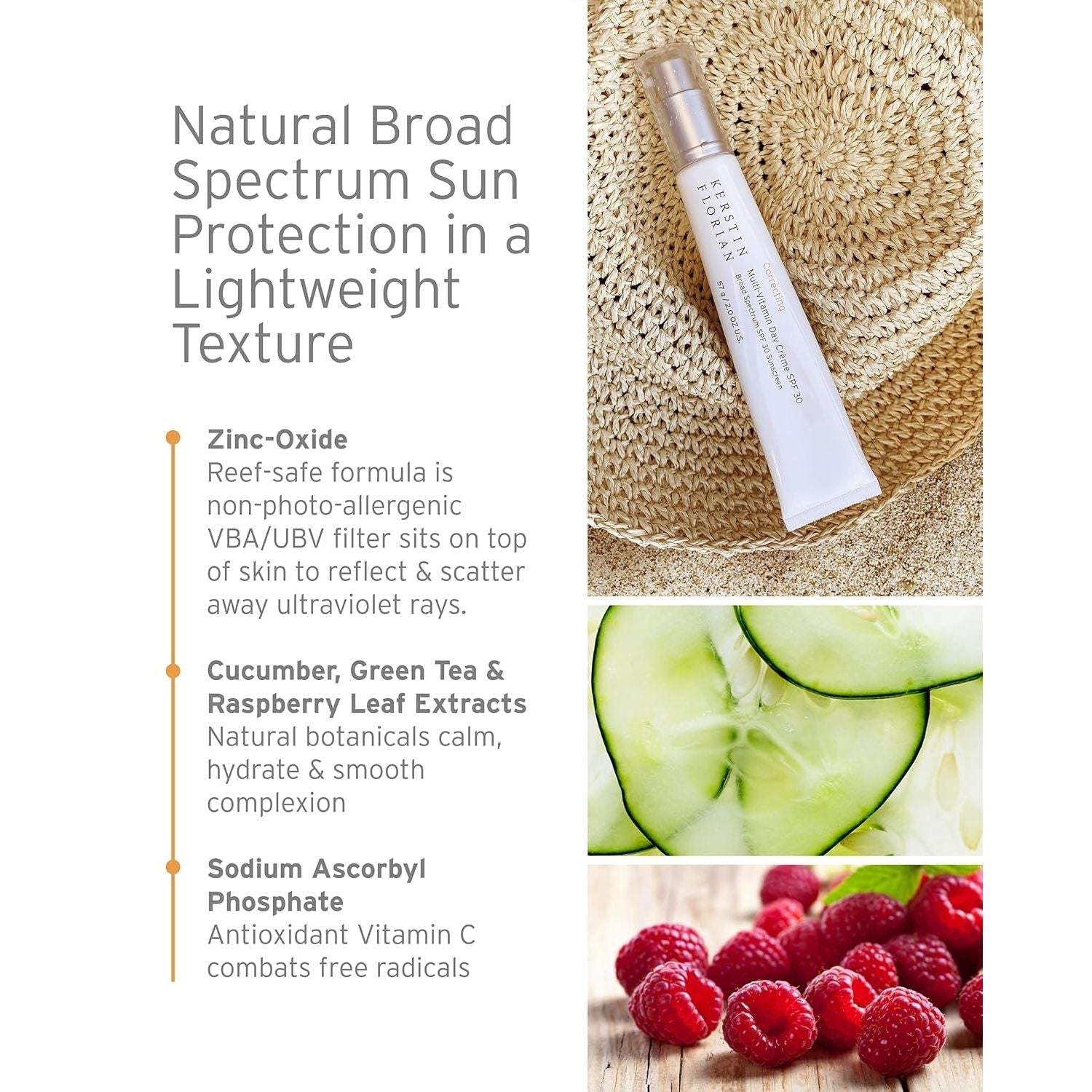 Kerstin Florian Multi-Vitamin Day Crème SPF 30 – 57g | Daily Hydration & Broad-Spectrum Sun Protection
