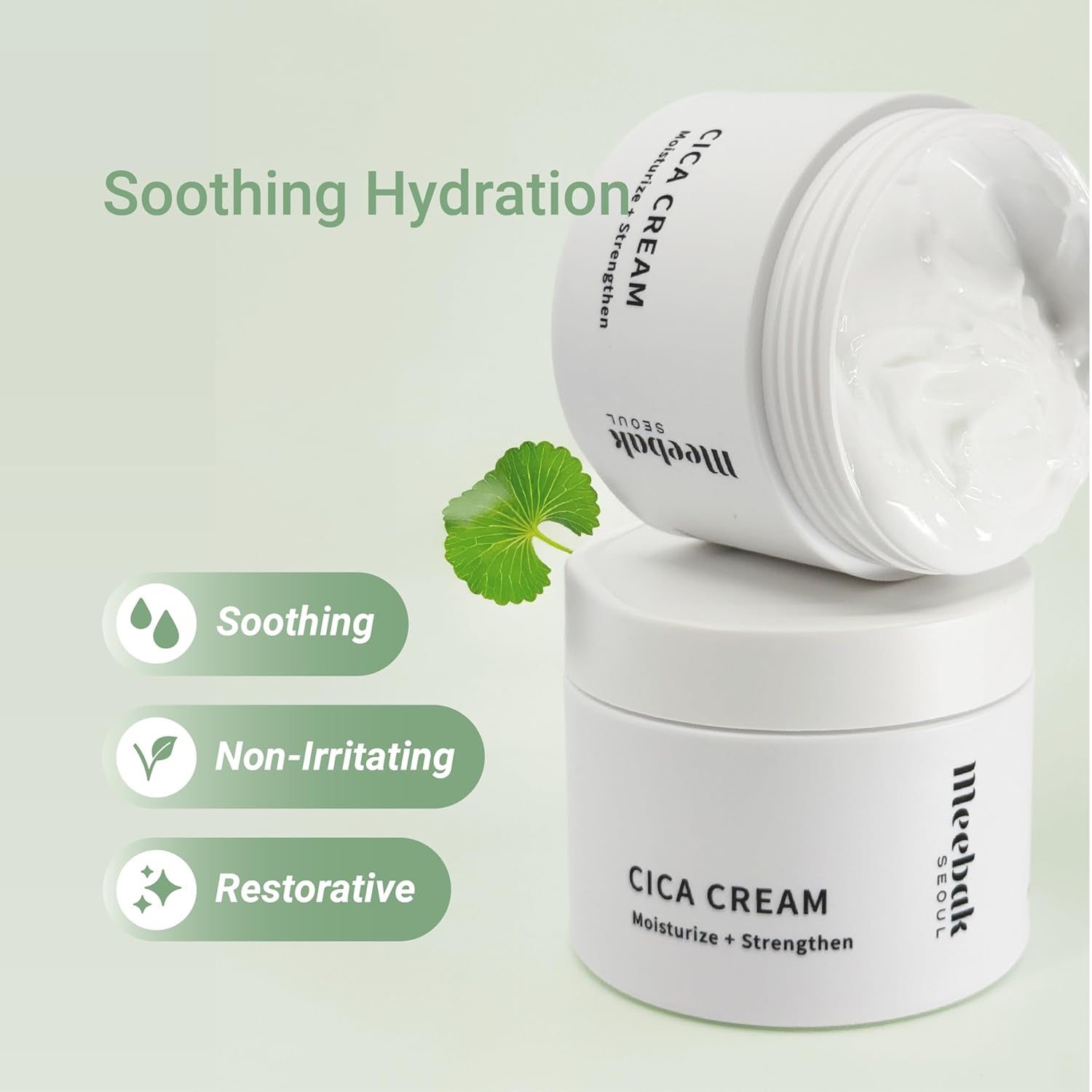 Meebak Cica Cream – 50ml | Calming, Hydrating & Anti-Aging