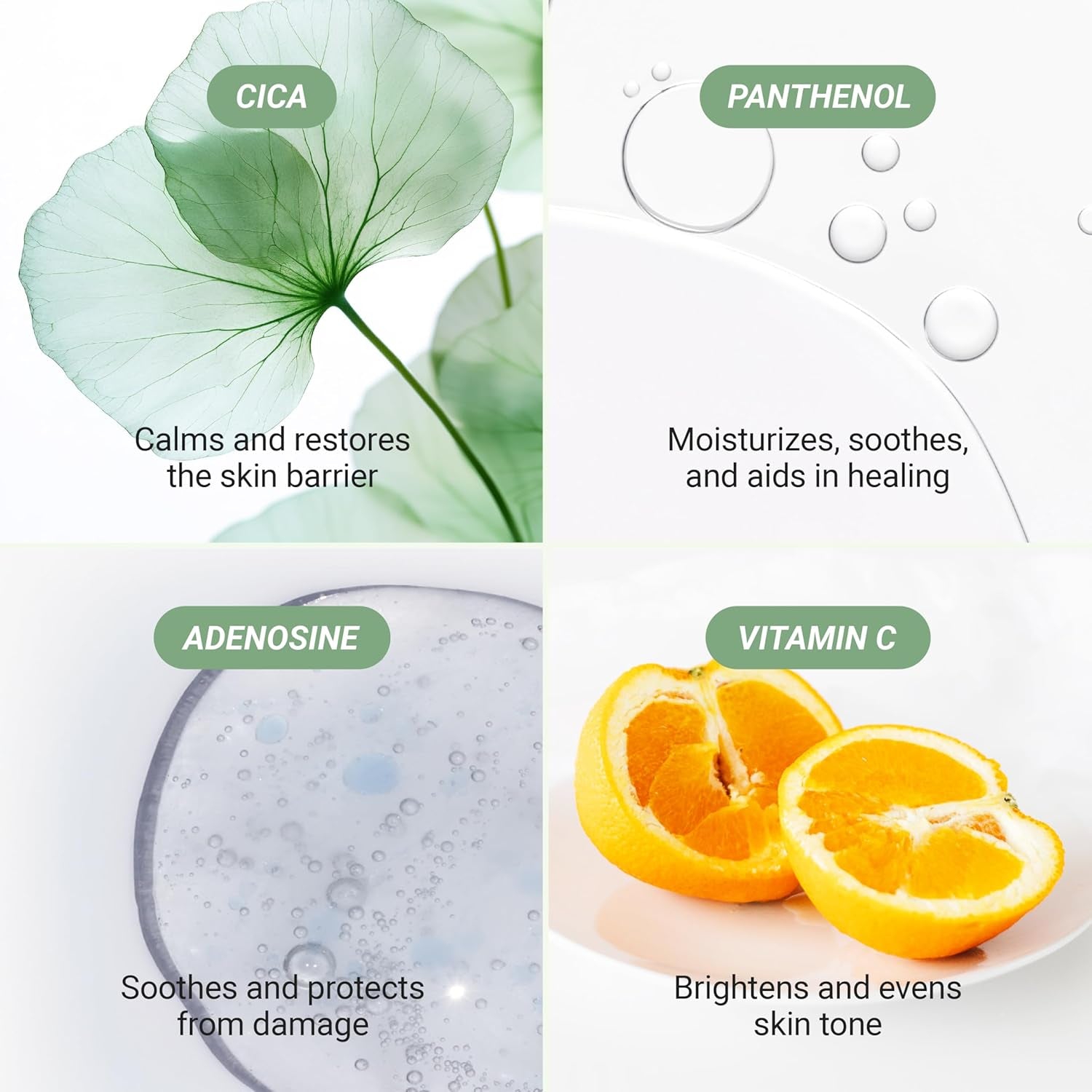 Meebak Cica & Vitamin C Serum – 30ml | Brightening, Soothing & Anti-Ageing Care