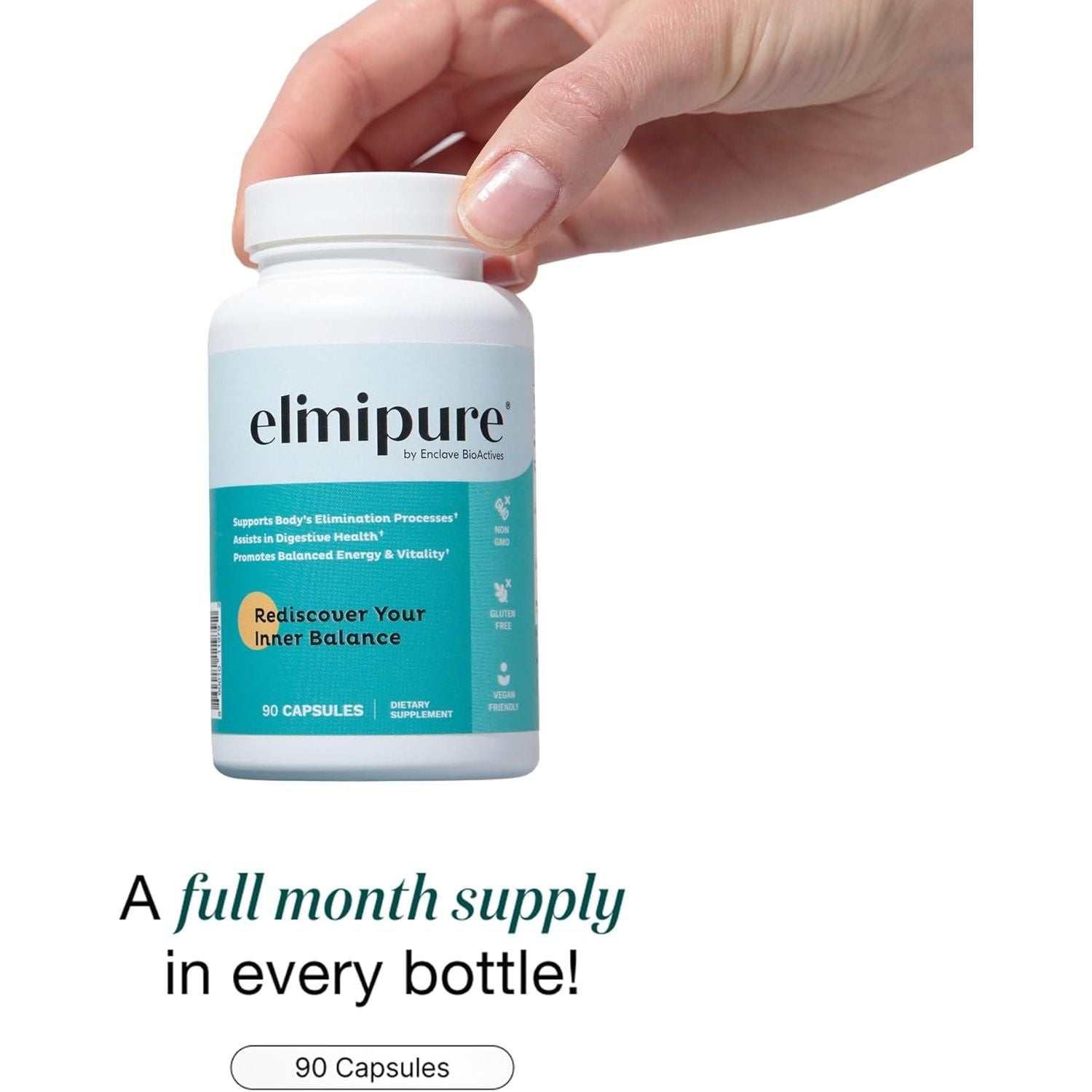 Elimipure Rediscover Your Inner Balance – 90 Capsules | Hormonal Harmony, Mood & Energy Support