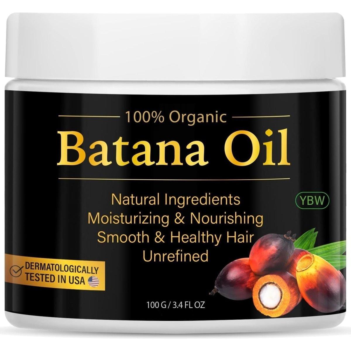 100% Natural Raw Batana Oil for Hair Growth - Dr. Sebi Hair Oil from Honduras, Prevent Hair Loss & Eliminate Split Ends for Men & Women - Glam Global UK