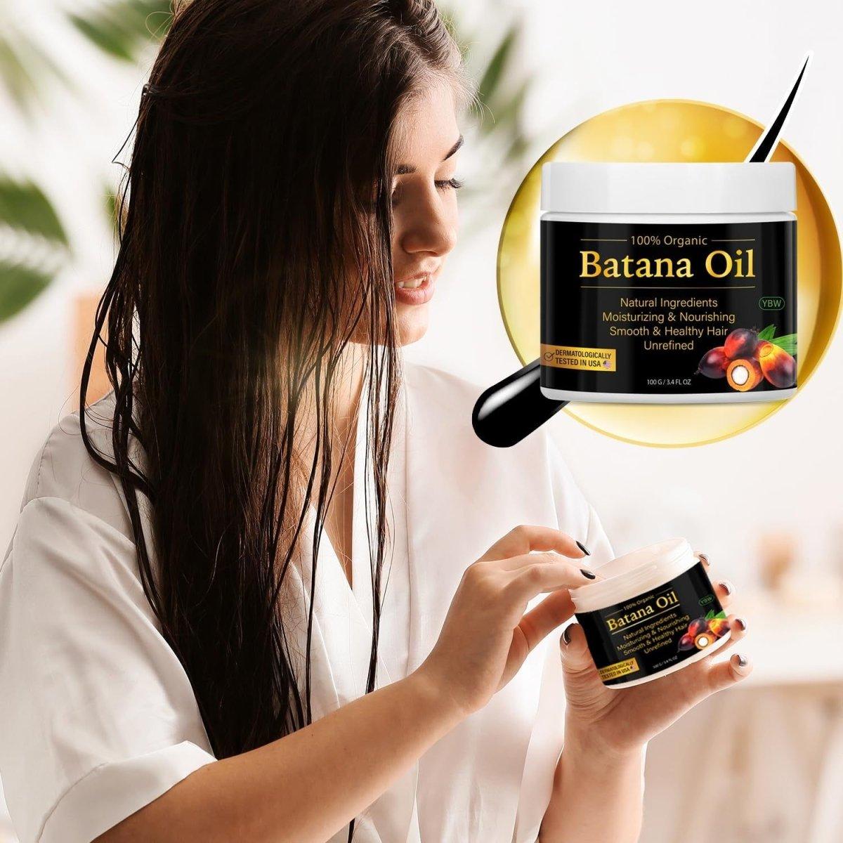 100% Natural Raw Batana Oil for Hair Growth - Dr. Sebi Hair Oil from Honduras, Prevent Hair Loss & Eliminate Split Ends for Men & Women - Glam Global UK