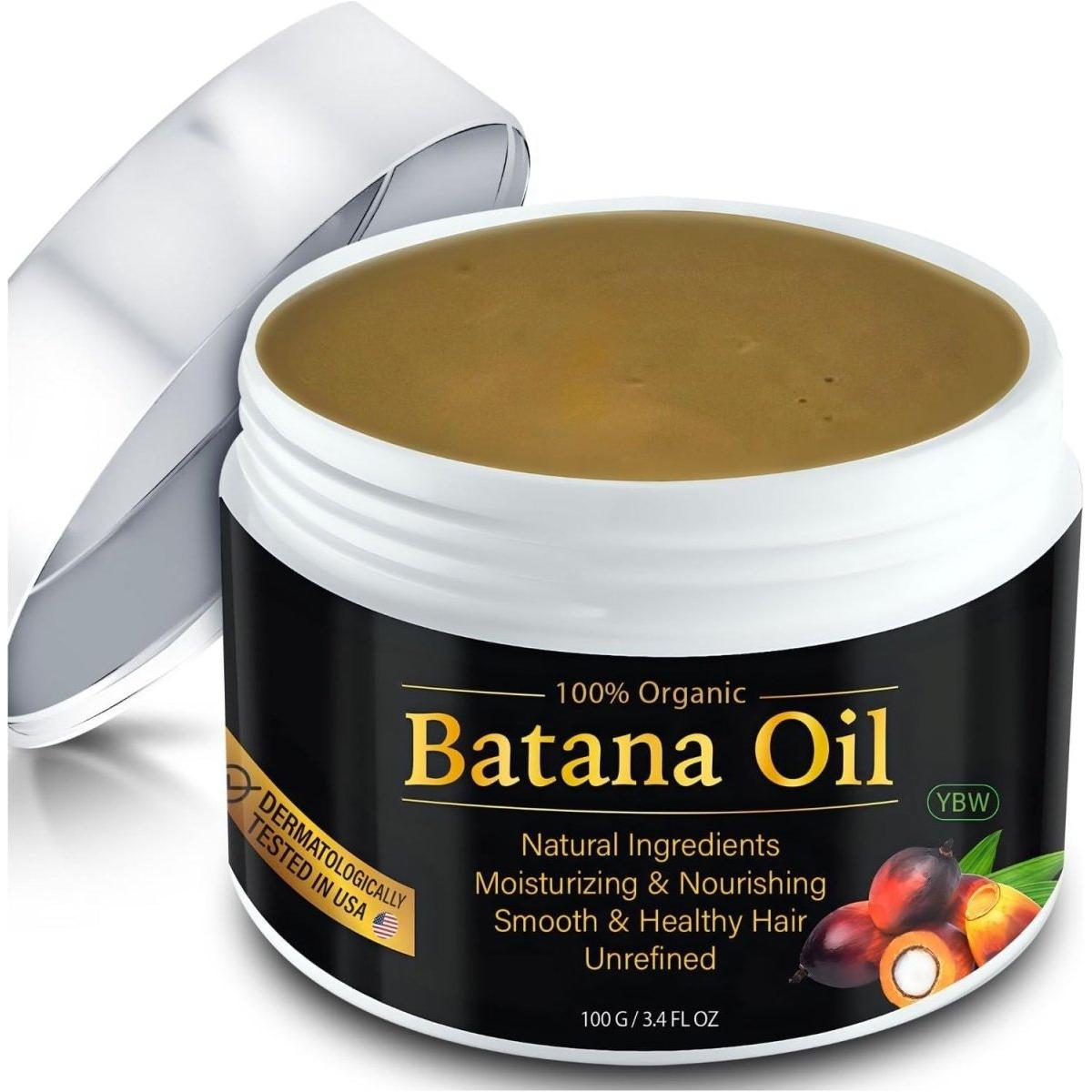 100% Natural Raw Batana Oil for Hair Growth - Dr. Sebi Hair Oil from Honduras, Prevent Hair Loss & Eliminate Split Ends for Men & Women - Glam Global UK