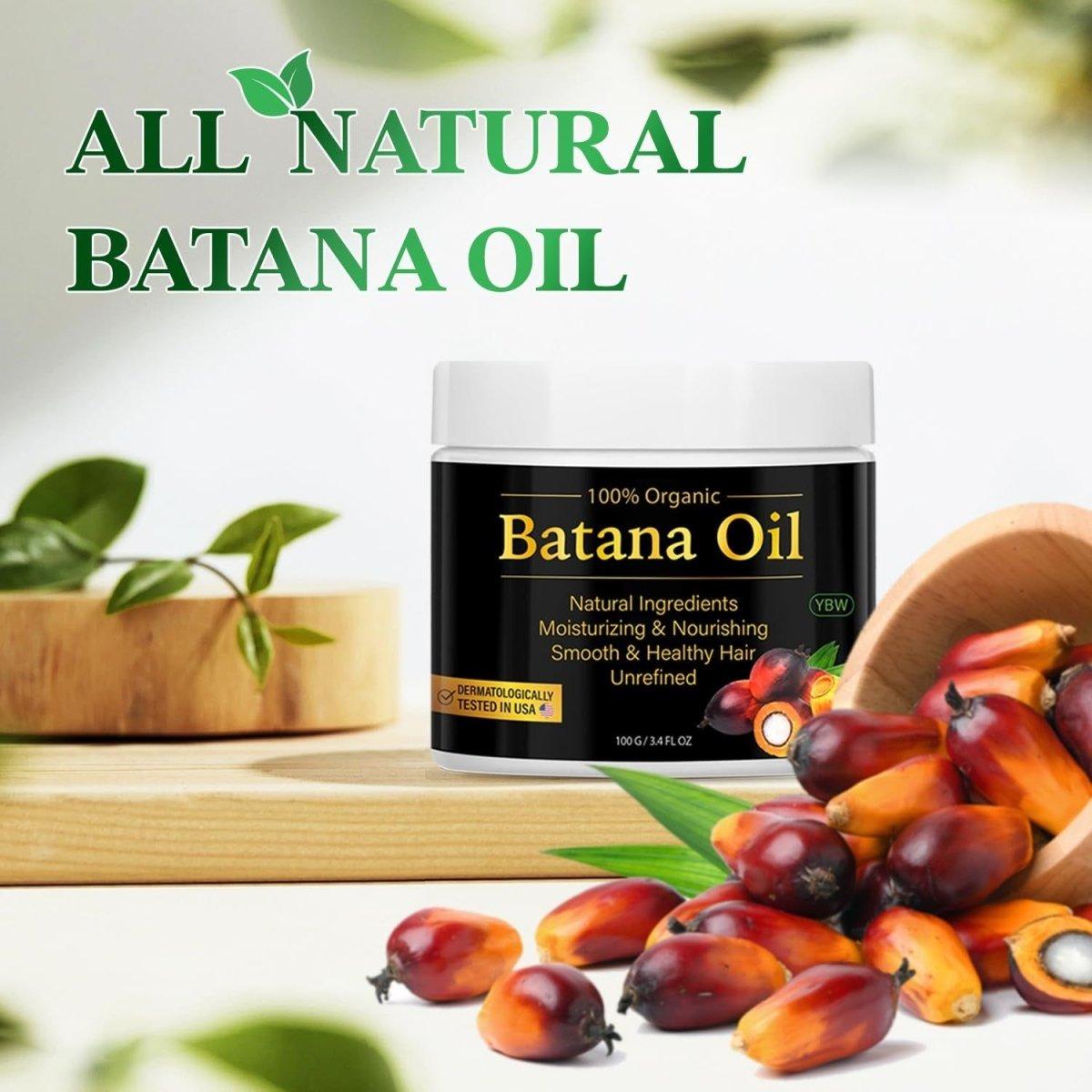 100% Natural Raw Batana Oil for Hair Growth - Dr. Sebi Hair Oil from Honduras, Prevent Hair Loss & Eliminate Split Ends for Men & Women - Glam Global UK