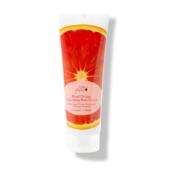 100% PURE Blood Orange Nourishing Body Cream - 236ml - Glam Global UK100% PURE