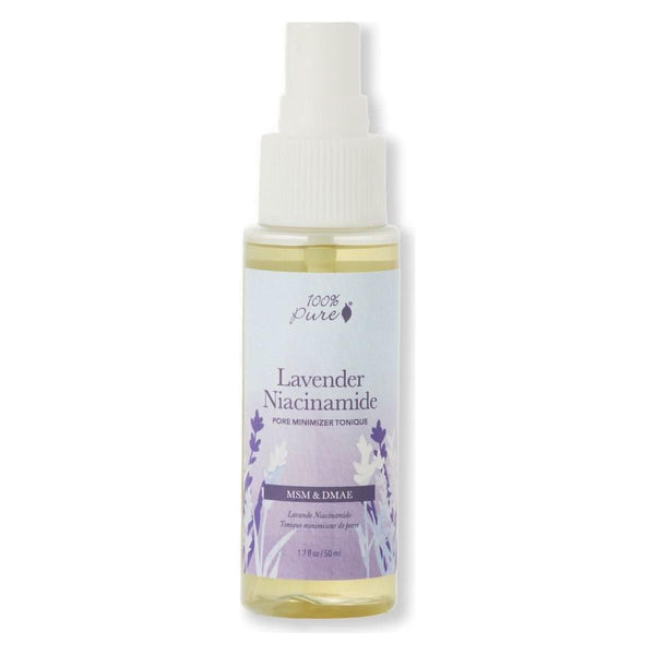100% PURE Lavender Niacinamide Pore Minimizer Tonique - Glam Global UK100% PURE