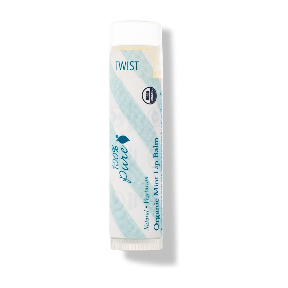 100% PURE Organic Mint Lip Balm - Glam Global UK