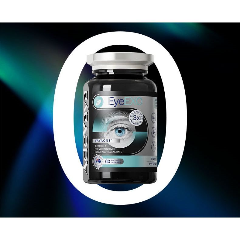 ADEVAYA VAYAONS™ EYE EXO – 60 Capsules | Cellular-Level Eye Health & Vision Protection