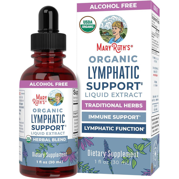 MaryRuth Organics Lymphatic Support Liquid Extract – 30ml | Herbal Detox & Immune Support