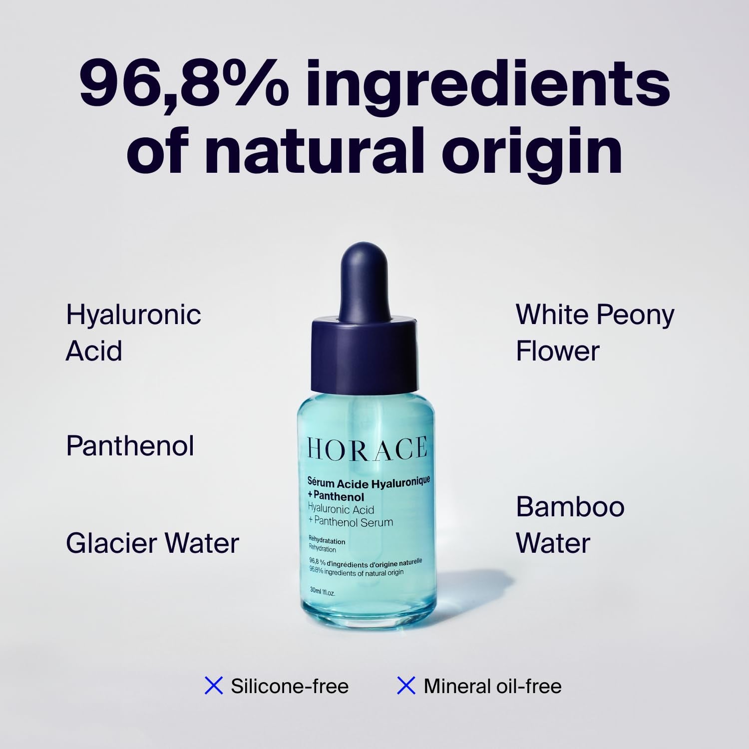 HORACE Hyaluronic Acid + Panthenol Serum - 30ml