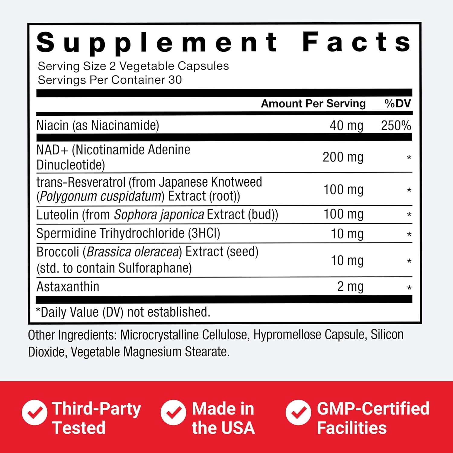 Force Factor NAD+ Longevity Nutrient Complex – 60 Capsules | 7-in-1 Anti-Aging & Energy Formula