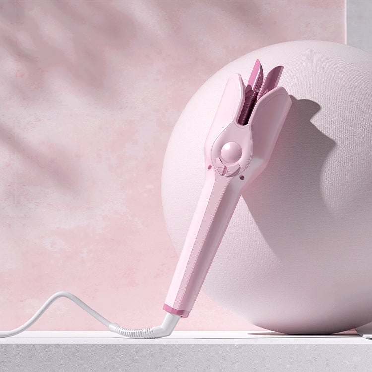 Smart Auto-Rotating Hair Curler – Big Wave / Curling Stick with Negative Ion & Hot / Cool Modes