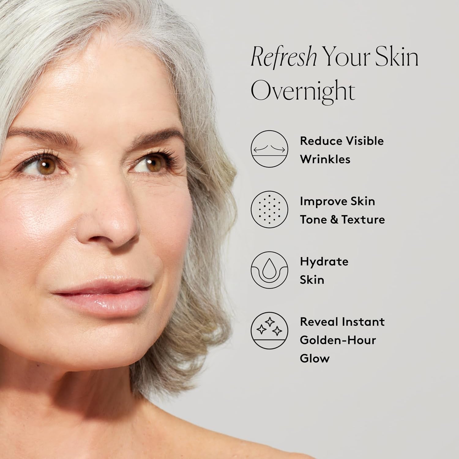 the Night Set | Renew Resurfacing Night Serum (30 Ml) + Rejuvenate Restorative Face Oil (35 Ml) with Hyaluronic Acid, Argan & Sea Buckthorn Oils and Fruit Ahas (Set of 2)