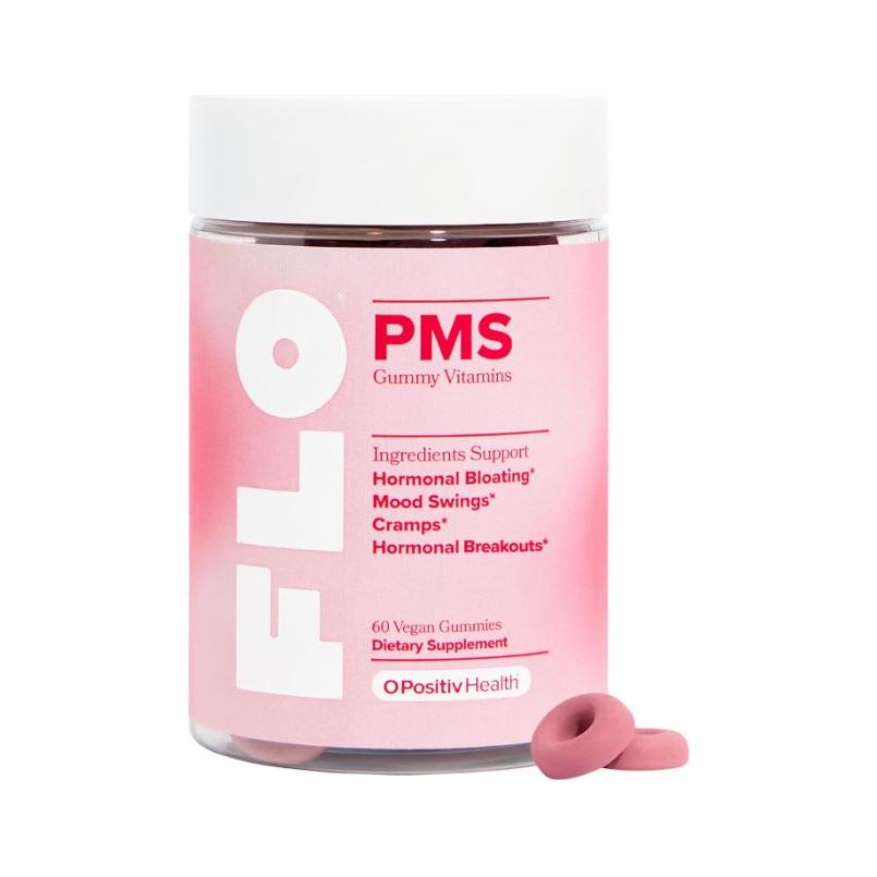 O Positiv FLO PMS Gummie Vitamins - Proactive PMS Relief - 60 Count