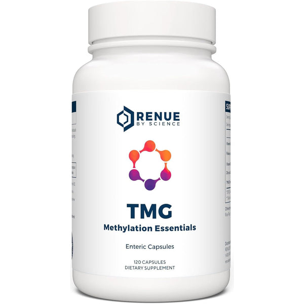 Renue By Science TMG Methylation Essentials – 120 Capsules | Cellular Health & DNA Protection Formula