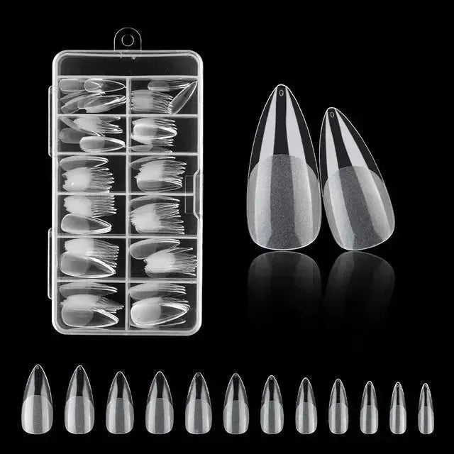 120Pcs Fake Nails American Capsule Gel X Coffin - Glam Global UKGlam Global UK